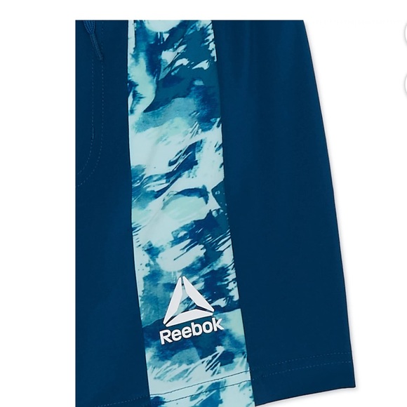 Reebok Toddler Boys Long Sleeve Rashguard and Swim Trunks Set with UPF 50+, - Picture 3 of 11